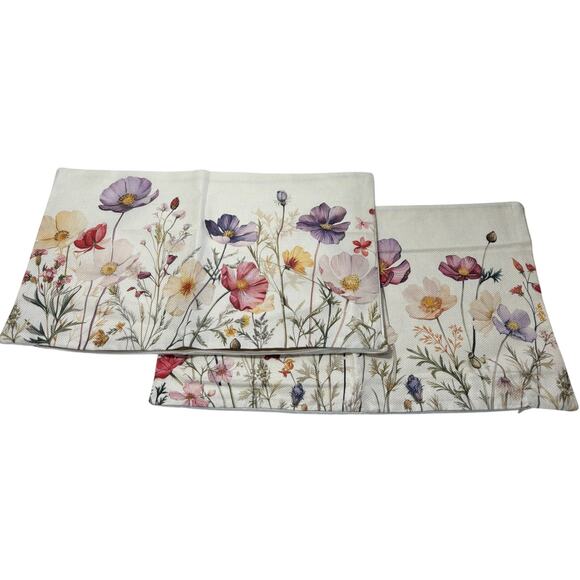 Spring Pillow Covers Outdoor Springtime Farmhouse Throw Pillow Garden - Picture 1 of 3
